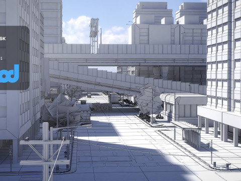 Tw Street Mrt Model 3D