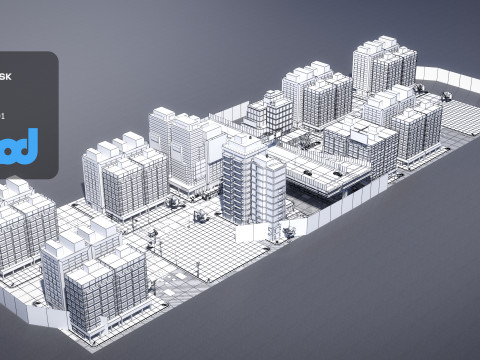 Tw Street Mrt Model 3D