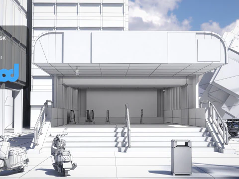 Tw ストリート Mrt 3Dモデル