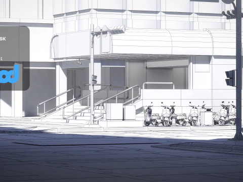 Tw ストリート Mrt 3Dモデル