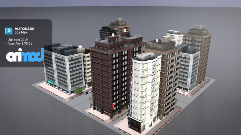 Tw Building 3D 模型 .c4d .max .obj .3ds .fbx .stl .blend