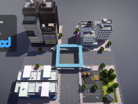 Tw Building2 3D Модель