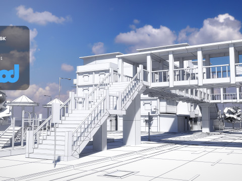 Tw Building2 3D Модель