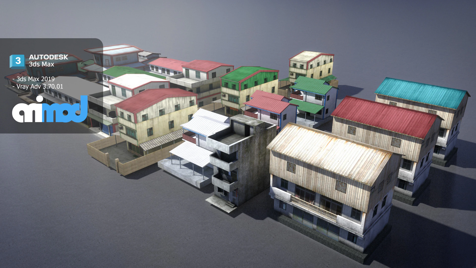 Tw House 011 3D Model .c4d .max .obj .3ds .fbx .stl .blend