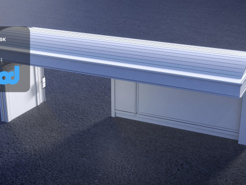 Japan Bus Station 3D Model