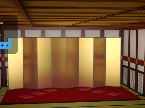 Japanese Dojo 3D 모델