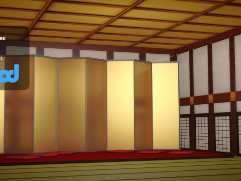 Japanese Dojo 3D 모델