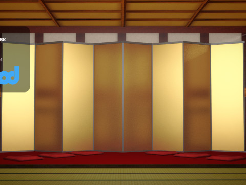 Japanese Dojo 3D 모델
