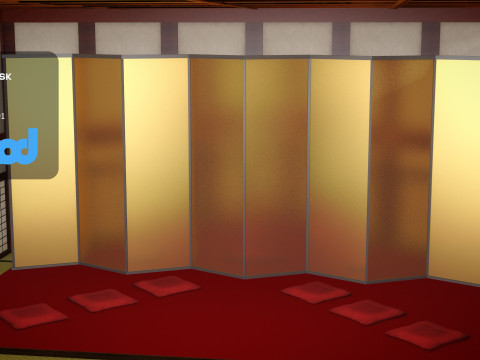 Japanese Dojo 3D 모델