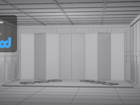 Japanese Dojo 3D 모델