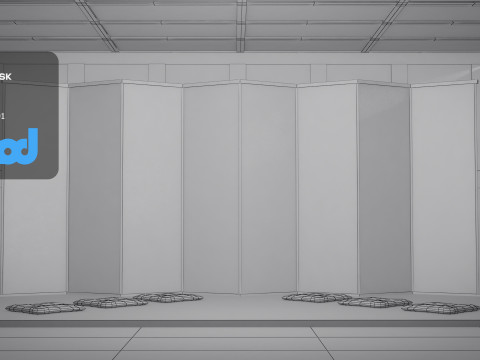 Japanese Dojo 3D 모델