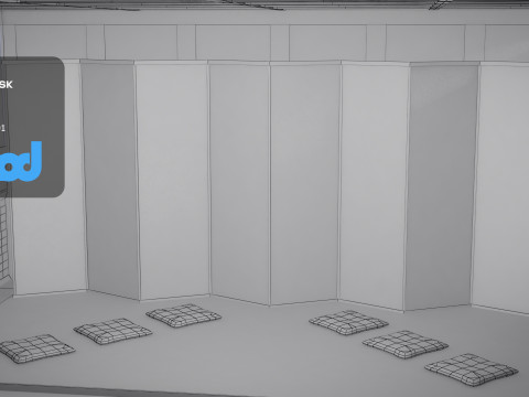 Japanese Dojo 3D 모델