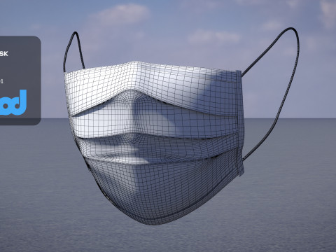 Surgical Mask Modèle 3D