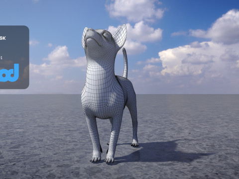 Chihuahua Dog 3D 모델