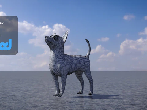 Chihuahua Dog 3D Model