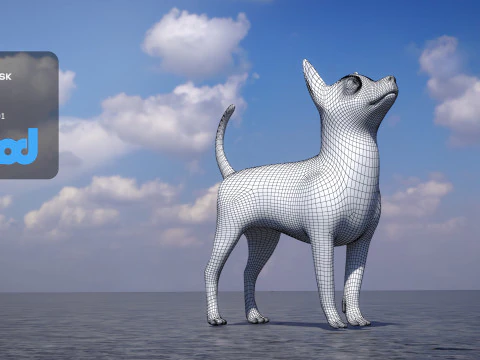 Chihuahua Dog 3D Model