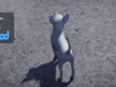 Chihuahua Dog 3D 모델