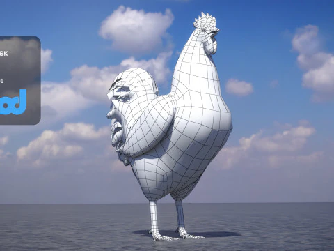 Gallo Modello 3D