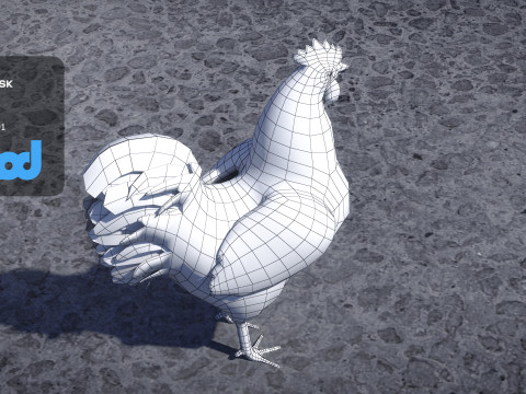 Rooster Modèle 3D