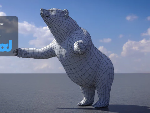 Brown Bear 3D Model