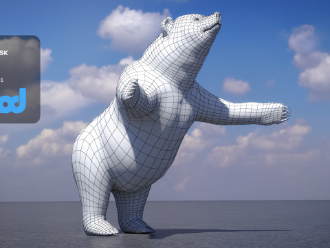 Brown Bear 3D Model