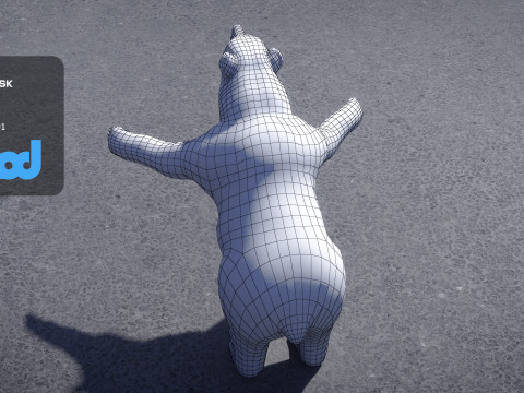 Brown Bear 3D Model