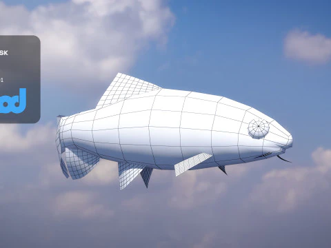 Acrossocheilus Grouper Fish 3D Model