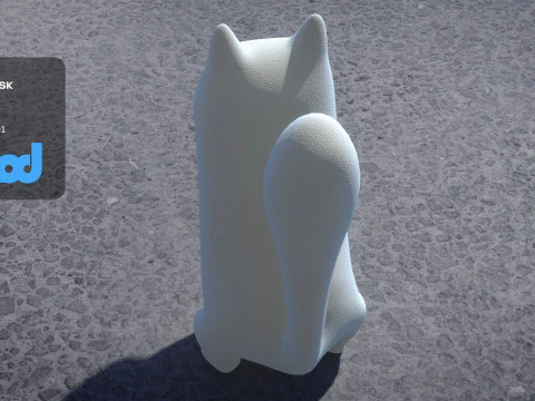 Cartoon Fox 3D Model