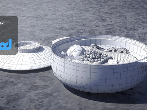 Japanese Hot Pot 3D Model