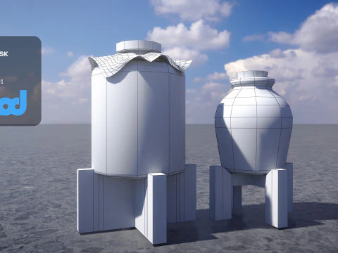 Japanese Wine 3D Model