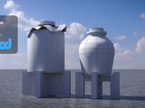 Japanese Wine 3D Model