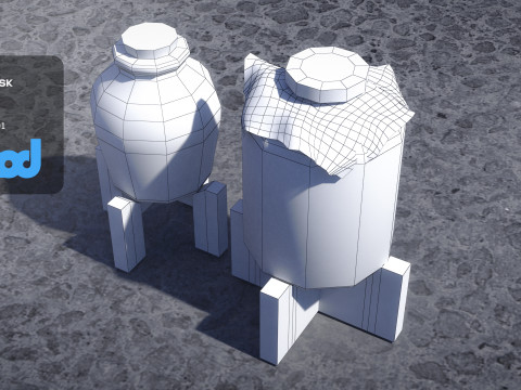 Japanese Wine 3D Model