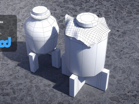 Japanese Wine 3D Model