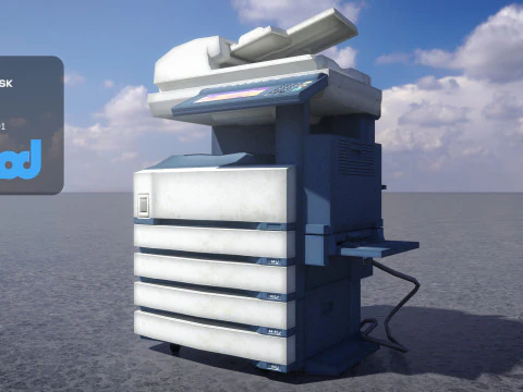 Photo Copying Machine 3D Model