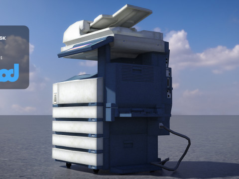 Photo Copying Machine Model 3D