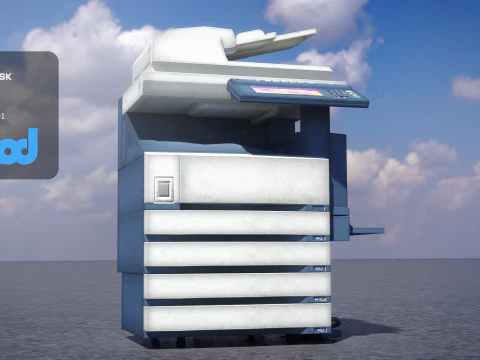 Photo Copying Machine 3D Model