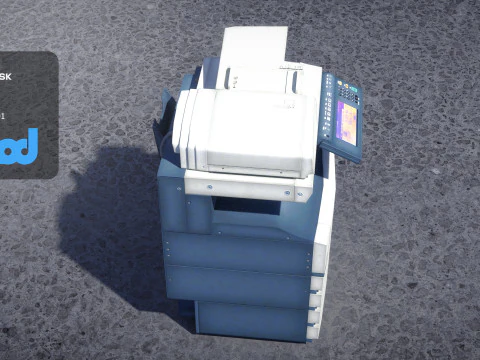 Photo Copying Machine 3D Model
