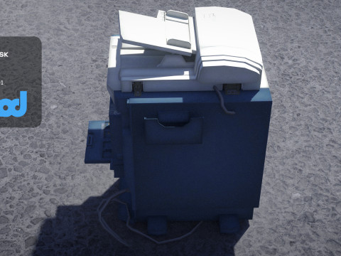 Photo Copying Machine Model 3D