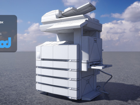 Photo Copying Machine Model 3D