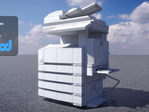 Photo Copying Machine 3D Model