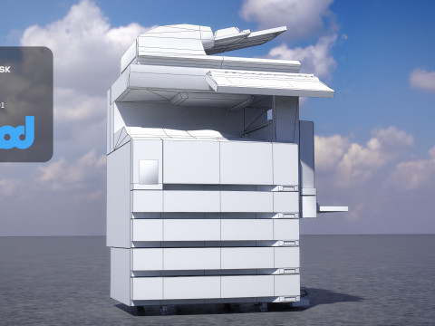Photo Copying Machine Model 3D