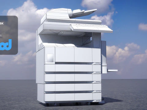 Photo Copying Machine 3D Model