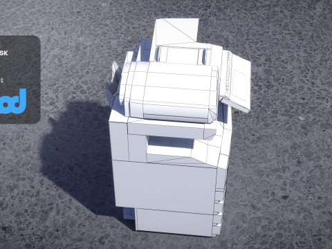 Photo Copying Machine Model 3D