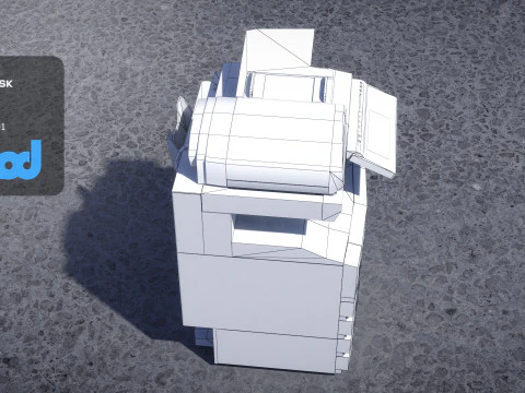 Photo Copying Machine 3D Model
