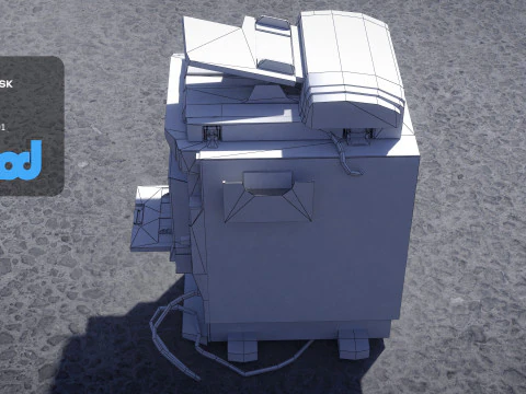 Photo Copying Machine 3D Model