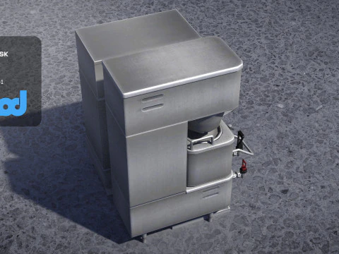 Cafeti&egrave;re 0002 Modèle 3D