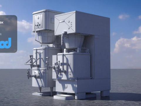 Cafeti&egrave;re 0002 Modèle 3D