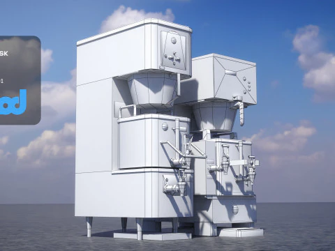 Cafeti&egrave;re 0002 Modèle 3D