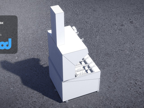 Deep Fryer Machine C 3D-Modell