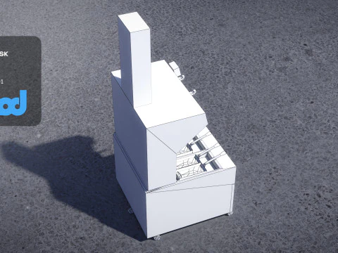 Deep Fryer Machine C 3D Model
